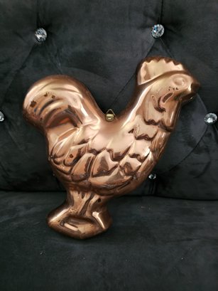 Vintage Copper Rooster Mold