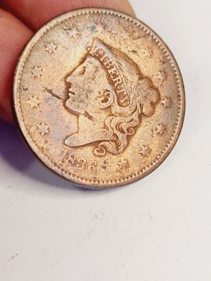 1836 Large Cent US Penny(188 Years Old)