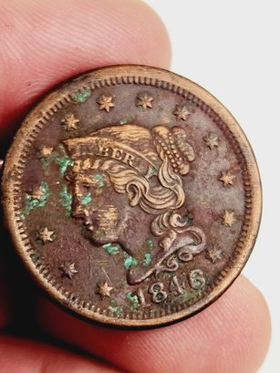 1846 Large Cent U.S. Penny
