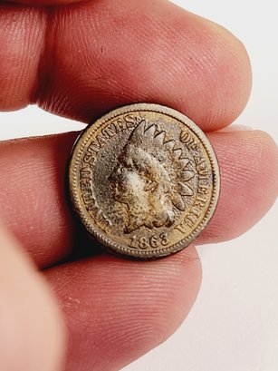 1863 Indian Head Cent (civil War)