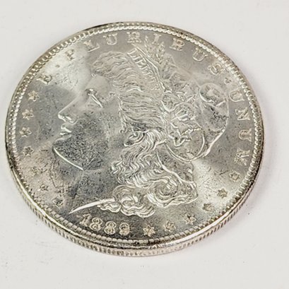 Super Uncirculated 1889 Morgan SILVER Dollar (nice Coin)