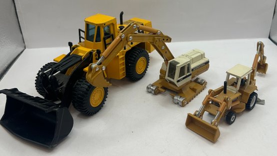 Lot Of Ertl & Joal Die-cast Construction Vehicle Models