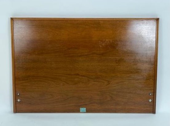 A 60s Walnut Full Size Headboard - Simple And Sophisticated