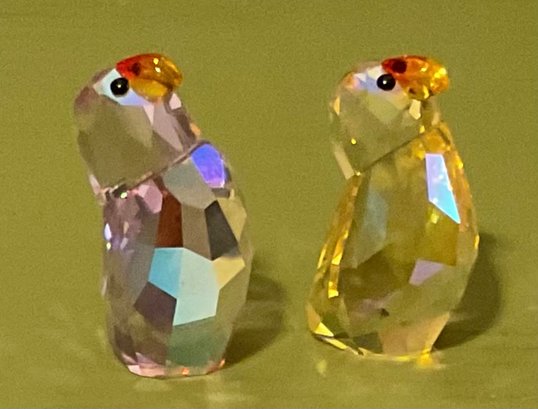 Swarovski Crystal Colored Birds