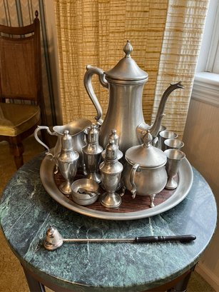 Vintage Pewter Tea/coffee Set & More