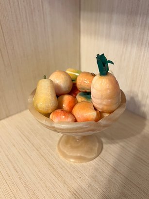 Miniature Fruit Bowl With Mini Fruit