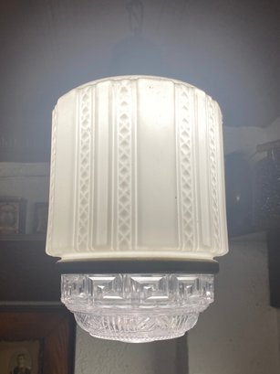 Glass Ceiling Light By Entrance