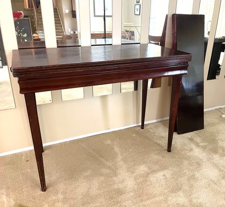 Vintage Wood Dining & Sofa Table In One