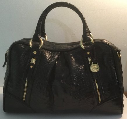 Brahmin Black Leather Handbag