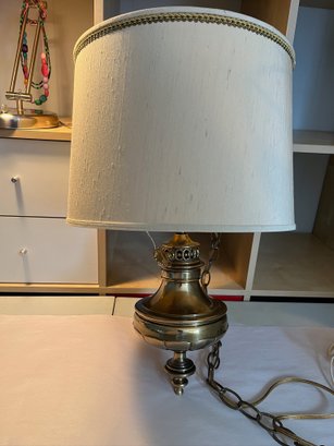 Stiffel Hanging Pendant Brass Lamp