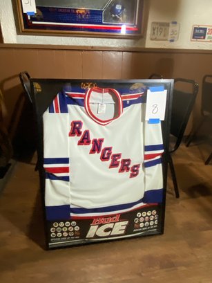 Framed Rangers Jersey