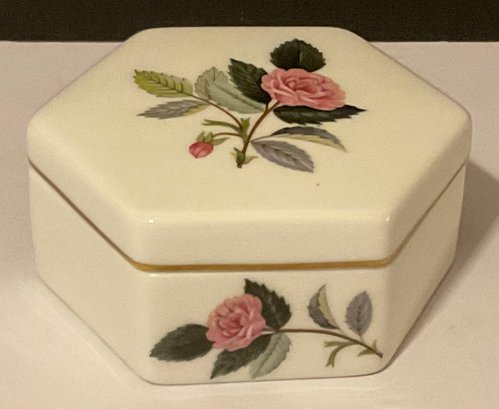 Wedgwood Porcelain Hathaway Rose Keepsake Box