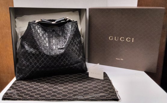 Brand New GUCCI Tote Bag With GUCCI Store Box & Draw String Dust Bag     OFFC