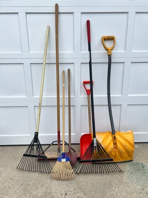 Large Lot Of Lawn Tools