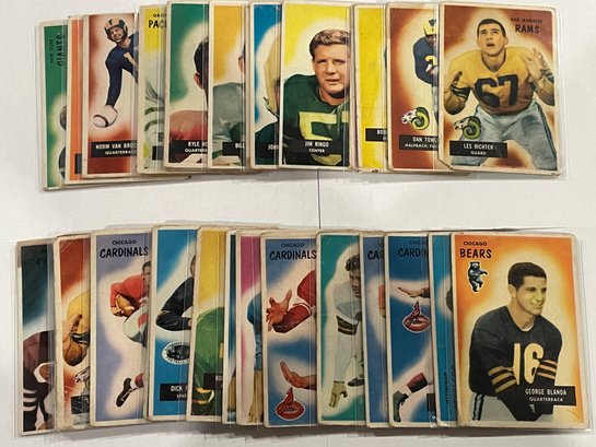 1956 Topps Football Card Lot.   31 Cards In Total