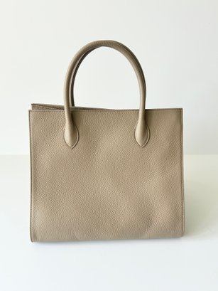 Sand Color Leather Grace Bag By August