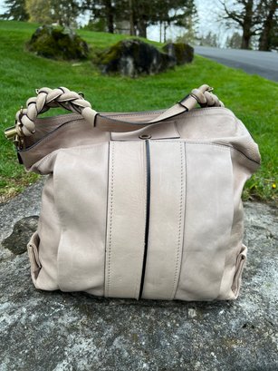 Chloe Soft Leather Taupe Large Handbag