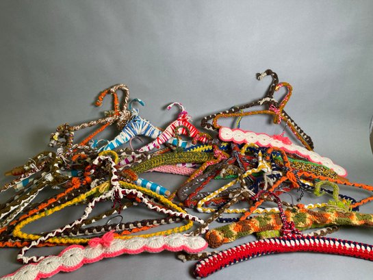 Crocheted Hangers, Wow!