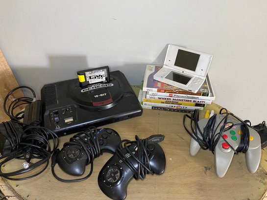 Gamer Lot- Sega Genesis, Games, Nintendo DS, Plug In Controller Game