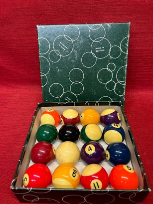Set Of Pool Balls