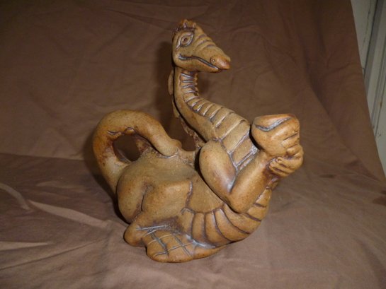 Dragon Incense Holder By Flat Earth Pottery
