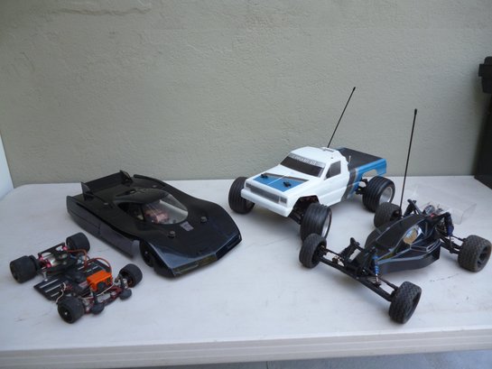Vintage Electric RC Lot (Cars, Maintenance And Parts)
