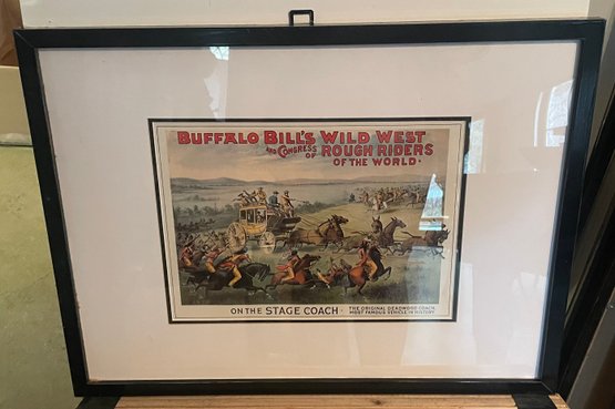 Framed Buffalo Bill Poster
