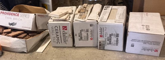 5 Boxes Of Tile And Tile Extras
