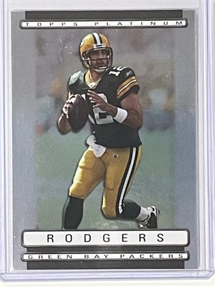 2009 Topps Platinum Aaron Rodgers Card #4