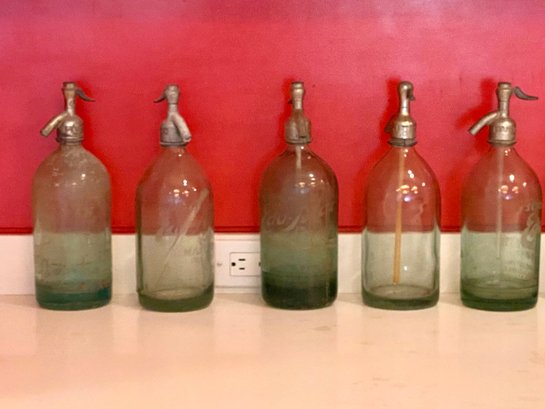Collection Of Old Soda Bottles