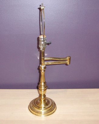Brass Articulated Lamp Base
