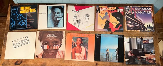 Mixed Group Of Vinyl Records Including Whitney Houston, Manhattan Transfer & More!
