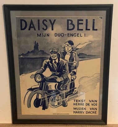 Framed Daisy Bell Print