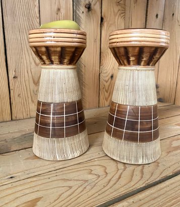 Pair Of Mantle Candle Sticks