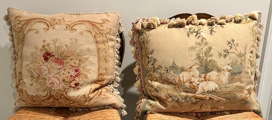 2 Tapestry Pillows