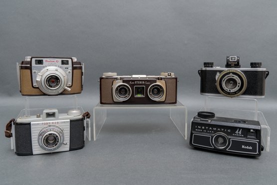 Collection Of Vintage Kodak Cameras