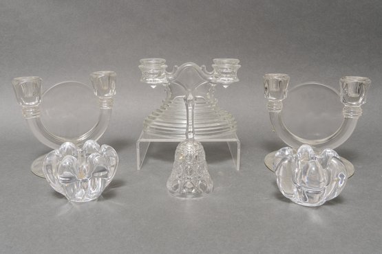 Collection Of Assorted Candlestick Holders And More