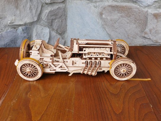 A Sporty Antique Italian Roadster 3D Model Car