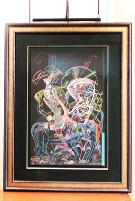 M. Chemikian Signed And Numbered 40/120- Professionally Framed, Matted & Mounted On Linen- Tru Vue Glass