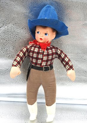 1940s Composition Sheriff Doll