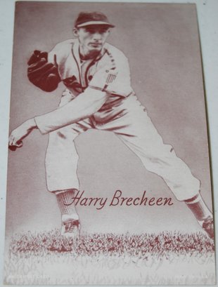 1950's-60's Harry Brecheen Arcade Exhibit Baseball Card