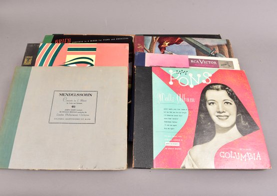 Collection Of 33 RPM Vinyl Records
