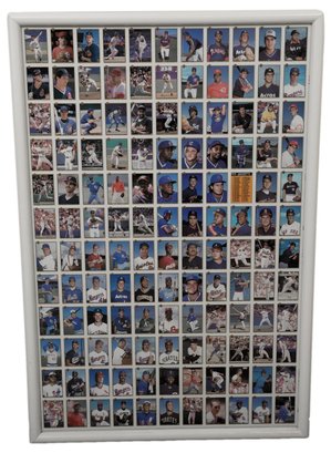Framed Bowman 1990 Baseball Checklist 1-132