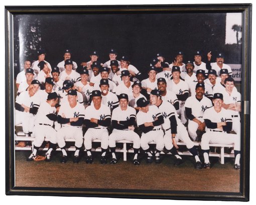 New York Yankees Framed 1980 Team Humorous Photo Players Making Faces