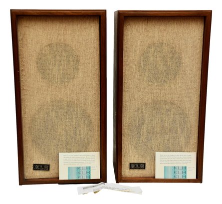 Pair Of KLH Model Seventeen Two-way Loudspeaker System With Original Paperwork
