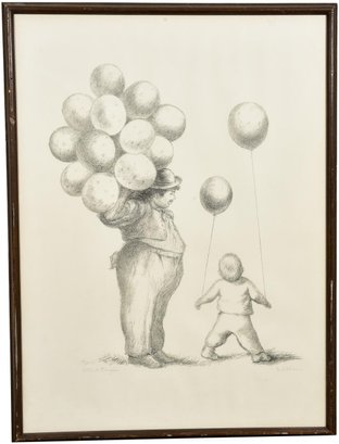 Earl Klein Artist Proof Balloons Lithograph
