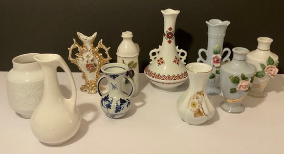 Vintage Petite Vases, Kunstabteilung, KPM, Delft, Ukrainian, 10