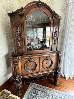 China Cabinet, Renaissance, Circa 1925, By Rockford Furniture Manufacturers