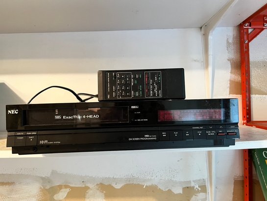NEC VHS With Remote