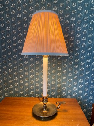 Brass Candlestick Table Lamp.22' Tall